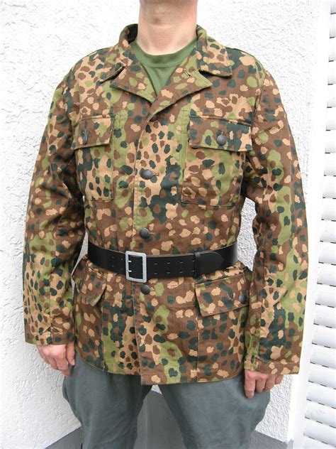 wwii replica field jacket 54 chest|german camo jacket ww2.